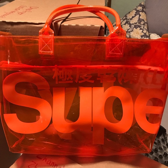 superdry transparent bag